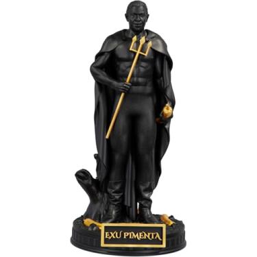Imagem de Estátua Exu Pimenta Umbanda Candomblé (Cor Aurum Noctis)