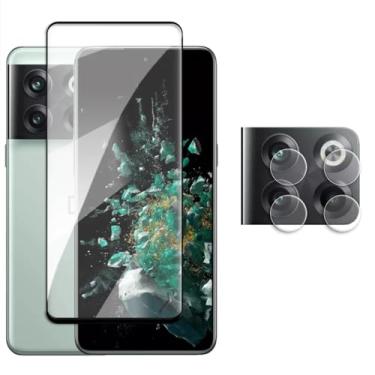 Imagem de Para OnePlus ACE Pro 5G, filme protetor de lente 2.5D de vidro temperado 4in1
