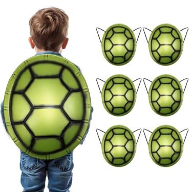 Imagem de TOYANDONA Conjunto de 6 Peças para de Casco de - Mochila de Espuma Eva Em Formato de Casco de para Crianças, Ideal para de Cosplay, Carnaval, Festas E Halloween.