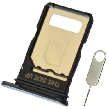 Imagem de PHONSUN Suporte de substituição para cartão SIM único SD para Motorola Moto Edge 2022 XT2205 - Cinza mineral