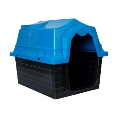 Imagem de Casinha De Cachorro N 4 Para Cachorro Pequeno E Médio Porte(Azul - N4)