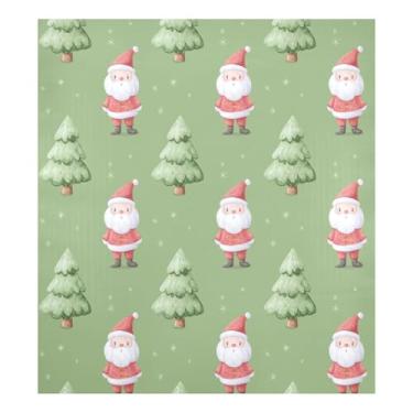 Imagem de Blueangle Capa magnética de Papai Noel de desenho animado, capa frontal para lava-louças, decalques de armário doméstico, adesivos de eletrodomésticos, 58 cm C x 66 cm adesivo magnético decorativo