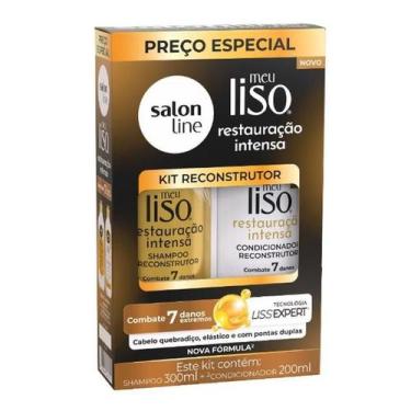 Imagem de Kit Salon Line Shampoo 300Ml + Condicionador 200Ml Meu Liso