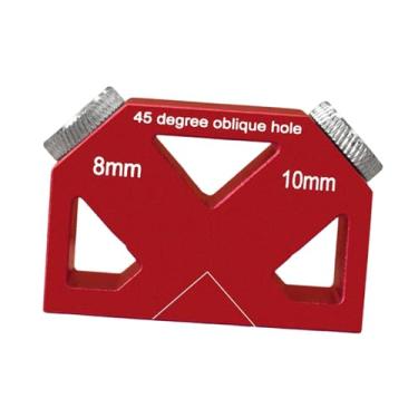 Imagem de oshhni Gabarito para cavilhas em madeira, ferramenta versátil e prática, guia de perfuração para encaixes em madeira, ferramenta premium para trabalhos em