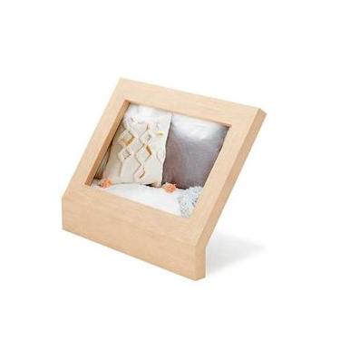 Imagem de Porta Retrato Podium 10X15 cm Madeira Natural Umbra