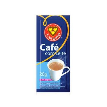 Imagem de Café com Leite 3 Corações 10 Sachês com 20g Cada
