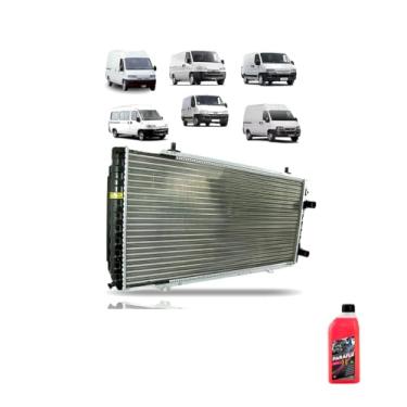 Imagem de Kit Radiador Ducato/Boxer/Jumper 2.5 + Aditivo Radiador Paraflu 1L Rosa