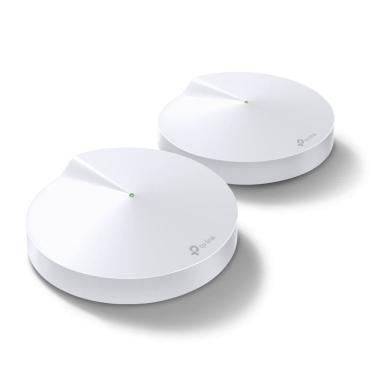 Imagem de Kit Roteador e Reptidor TP-Link Deco M5 Mesh AC1300 (2-Pack) Dual-Band Gigabit, Até 350m2, 1300 Mbps, MU-MIMO, HomeCare