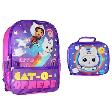 Imagem de AI ACCESSORY INNOVATIONS Gabby's DollHouse 2 Piece School Travel Backpack Set For Girls With Detachable Insulated Lunch Box