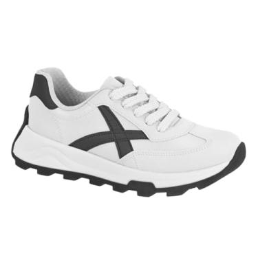 Imagem de Tênis Beira Rio Feminino Casual Confortável Academia 4328 (Branco/preto, BR, Adulto, Numérico, 38)