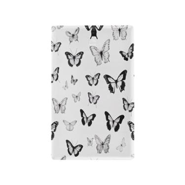 Imagem de Wassud Placa de cobertura de interruptor de luz borboletas, 1 capa de tomada em branco placa de parede decorativa decoração de casa sala de estar quarto