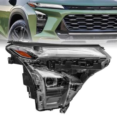 Imagem de AUTNZE Farol sem projetor LED DRL compatível com Chevy Trax LT RS 2024 2025 substituição de farol de halogênio para 42880121, 42857151 (lado direito do passageiro)