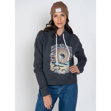 Imagem de Moletom Billabong Fech All Time Hood Preto-Preto-P-Feminino