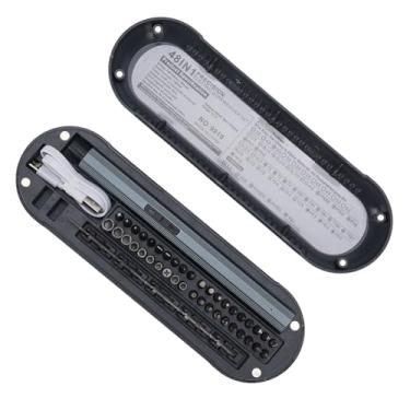 Imagem de YWBL-WH Kit de Chaves de Fenda Elétricas Sem Fio Recarregável Com Luz LED de 45 Bits 320mAh Bateria 200 RPM para Conserto de Eletrônicos Domésticos Smartphone Manutenção de Laptop