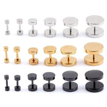 Imagem de Brinco Masculino Alargador Falso - Vários Tamanhos - PAR - Mercury - 1