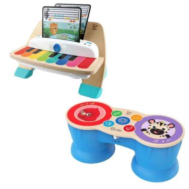 Imagem de COMP Kit Brinquedo Infantil Musical: Piano Magic Touch + Tambor Magic 