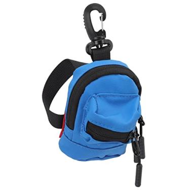 Imagem de Generic Carteira do Malote da Moeda, Mini Malote do Dinheiro Pano de Oxford Anti Risco Múltiplos Propósitos Design Bonito Zíper para o Turismo (Azul)