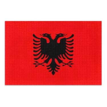 Imagem de Albania Flag Puzzles for Adults, 1000 Piece Jigsaw Puzzles, Interlock Perfectly, Home Decor Gift Party for Men Women
