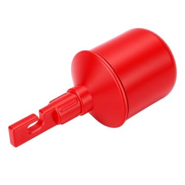 Imagem de Brrnoo Ponta de Cana de Bola Rolante, Substituição Tipo Gancho Giratório Vermelho para Bengalas Cegas, Com Material ABS de Segurança Aprimorada e Superfície Texturizada para