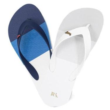 Imagem de Kit 2 Chinelo Reserva Go Trancoso Casual Borracha Confortável 750040396 Cor:;Tamanho:41-42-Masculino