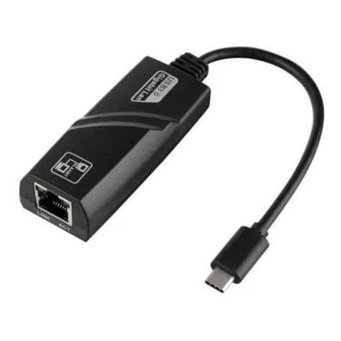 Imagem de Adaptador Conversor Usb Type-C 3.0 Rj45 F 10/100/1000