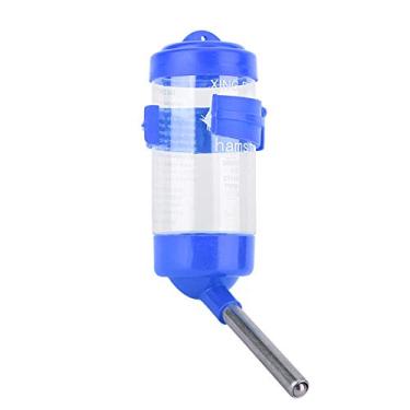 Imagem de Alomejor Garrafa de água para Hamster, Garrafa de água para Animais Pequenos Sem Gotejamento para Coelho, Furão, Hamster, Coelho, de Hidratação para Animais de Estimação (Azul)