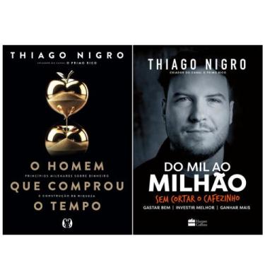 Imagem de Kit Primo Rico - O Homem que Comprou o Tempo + Do Mil ao Milhão sem Co
