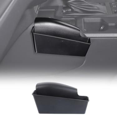 Imagem de LLKUANG Caixa de armazenamento organizadora de câmbio de marchas compatível com Toyota Land Cruiser 250 Prado J250 LC250 2024 2025 2026 ABS console central painel de câmbio bandeja de armazenamento
