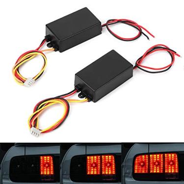 Imagem de Generic Módulo Controlador de Luz Traseira Sequencial Flash Dinâmico Universal de 3 Etapas para Sinais de Mudança de Direção Traseiros Dianteiros do Carro, Suporte de 12V DC, 0,28 Segundos 0,85
