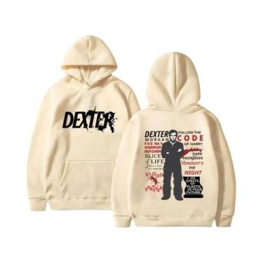 Imagem de Moletom Masculino Dexter Morgan De Algodão Para Outono/Inverno, Estilo