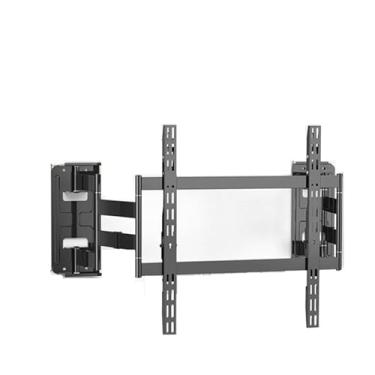 Imagem de Rack de TV ultrafino 65 75 215.9 cm Thunderbird Suporte telescópico de nicho embutido NX90