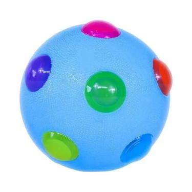 Imagem de Brinquedo De Bola Elástica LED Brilhante Para Cães E Gatos, Bola Inter