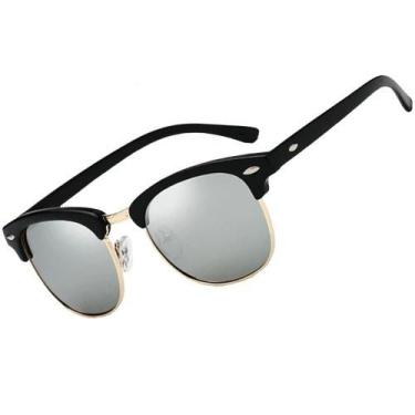 Imagem de Oculos De Sol Polarizado Unissex Uv400 Com Case E Acessórios - 3016, C