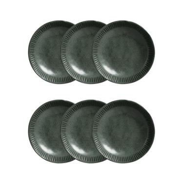 Imagem de Conjunto De Pratos Fundo Greenery 830ml 6 Peças Porto Brasil Verde