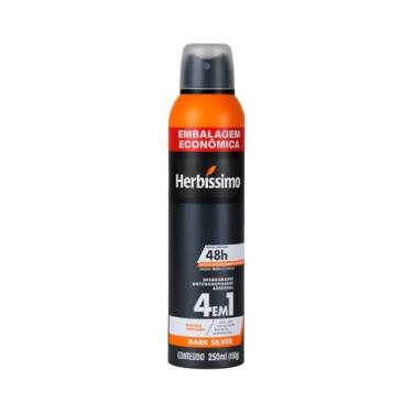 Imagem de Desodorante Aerosol Antitranspirante Herbíssimo Dark Silver 250Ml