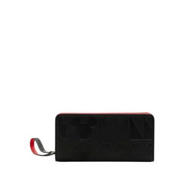 Imagem de Desigual Acessórios Femininos Carteira Longa Pu, Preto, 24SAYP09, Acessórios Carteira Longa Pu