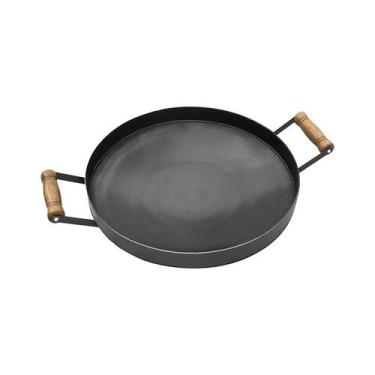 Imagem de Disco De Arado Bifeira Preto 43cm C/ Borda de 4cm 051 - PAPALEGUAS