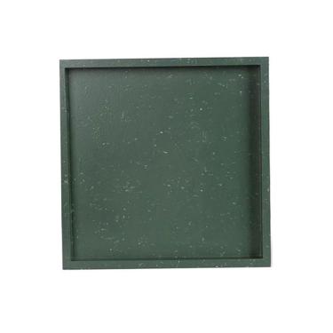 Imagem de Pires de plantas Bandeja coletora de pires para plantas grandes, palete quadrado resina sintética para internas e externas(Green,XXX-Large)