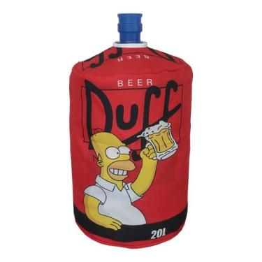 Imagem de Capa Para Galão de Água 20 Litros Invertido Cerveja Duff  Novadecora