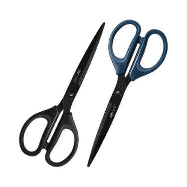 Imagem de Tesoura De Aço Inoxidável Preta 210/175mm Para Delicatessen, Escritóri