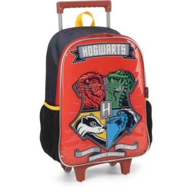 Imagem de Mochila Infantil com Rodinha HARRY Potter M Vermelha - Luxcel
