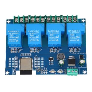 Imagem de FTVOGUE Módulo de relé Bluetooth Wifi, Placa de relé de 4 Canais 5v 30a Com Controle de Smartphone para Desenvolvimento de Iot de Automação Residencial