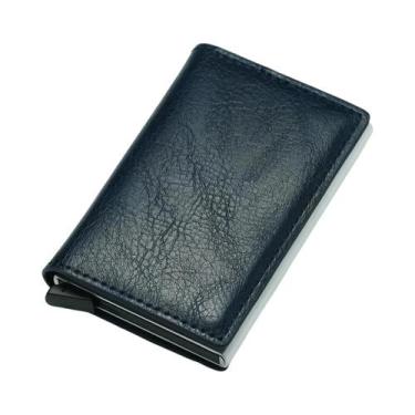 Imagem de Carteira Minimalista Para Cartões De Crédito Em Fibra De Carbono Preta