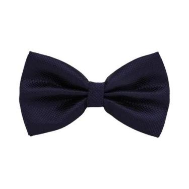 Imagem de Gravata Borboleta Masculina Clássica Em Tecido Liso Para Casamento E B