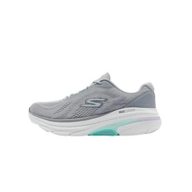 Imagem de Skechers Tênis feminino Max Cushion Arch Fit 2.0 Cambridge Hands Free Slip-ins, Cinza/menta, 35