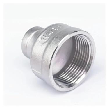 Imagem de DWBPGVUN 1/5.1 cm a 1-1/10.2 cm rosca fêmea aço inoxidável 304 conector redutor concêntrico encaixe de tubulação água ar óleo DWBPGVUN