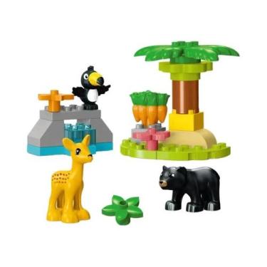 Imagem de Blocos De Montar De Grandes Partículas 21 Peças Animais Da Floresta Br