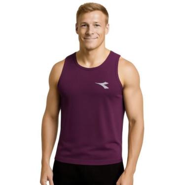 Imagem de Regata Diadora Small Logo Masculina - Bordô G, Bordô, G