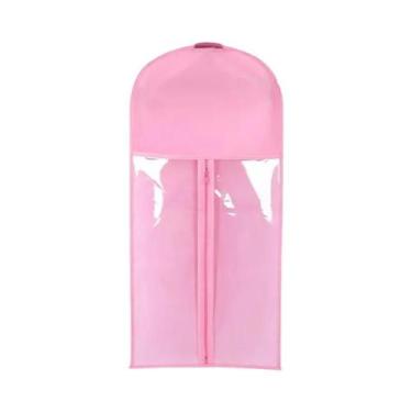 Imagem de Conjunto De Bolsas Para Armazenamento De Perucas Pretas Com Cabide Par