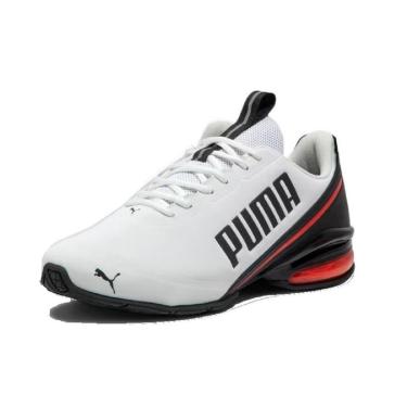 Imagem de Tênis Puma Cell Divide V2 Branco e Vermelho-Masculino